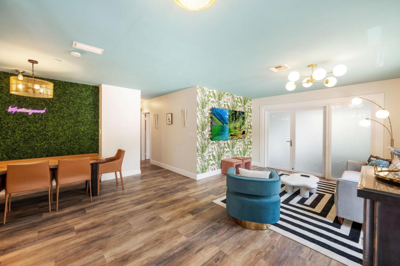 Palms Retreat! Giant Heated Pool-Hottub-Firepit-5Min2Beach-Pets-Ev Chgr Fort Lauderdale Eksteriør billede