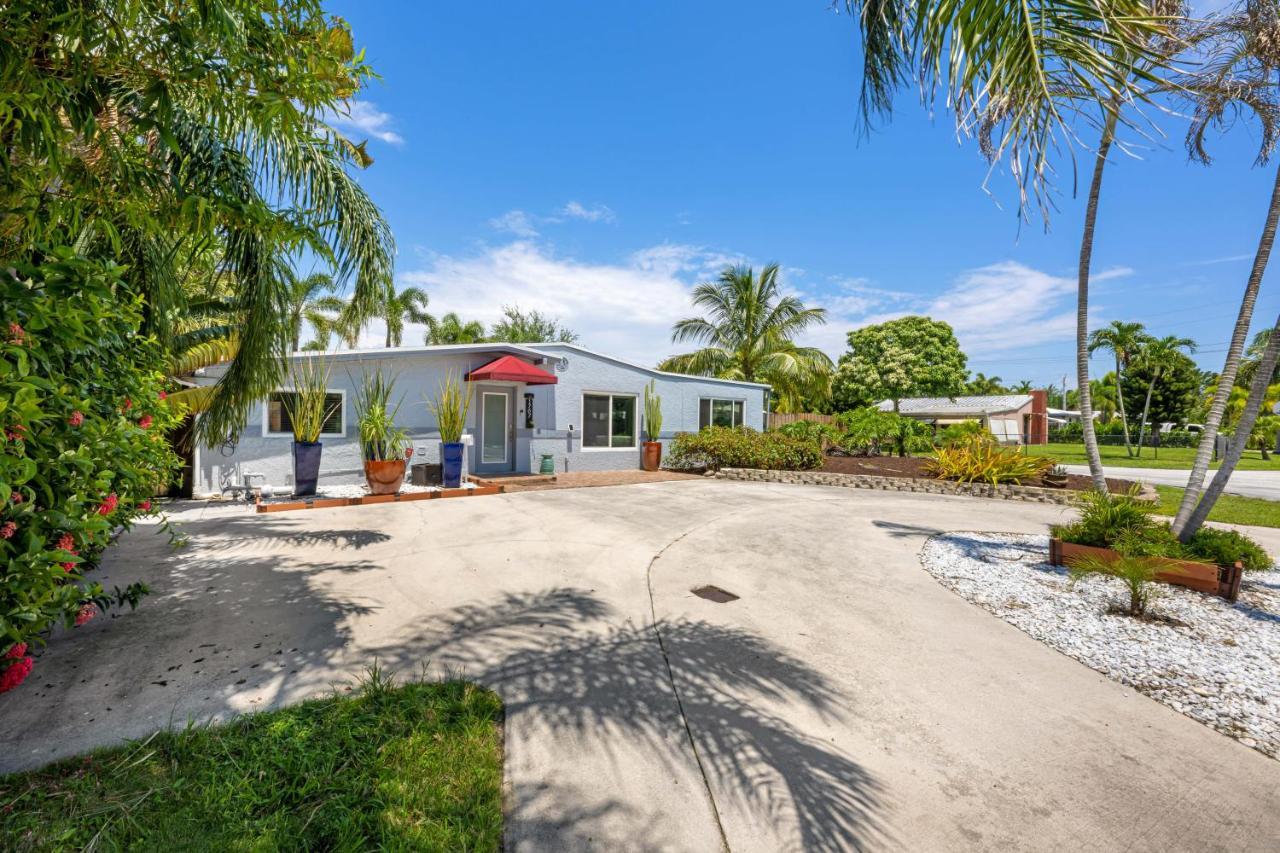 Palms Retreat! Giant Heated Pool-Hottub-Firepit-5Min2Beach-Pets-Ev Chgr Fort Lauderdale Eksteriør billede