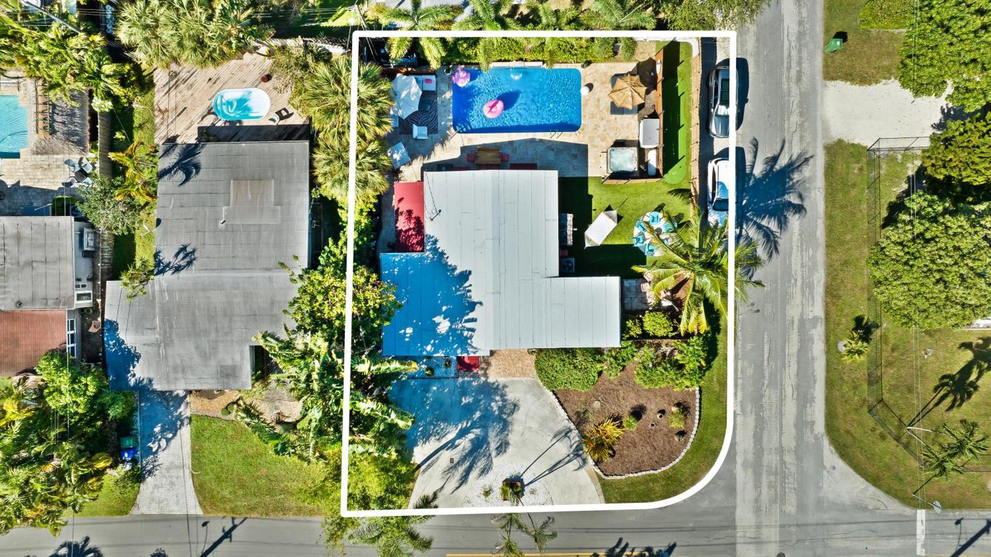 Palms Retreat! Giant Heated Pool-Hottub-Firepit-5Min2Beach-Pets-Ev Chgr Fort Lauderdale Eksteriør billede